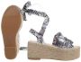 Small Swan dames wikkel sandalen met plateauzool - Thumbnail 2