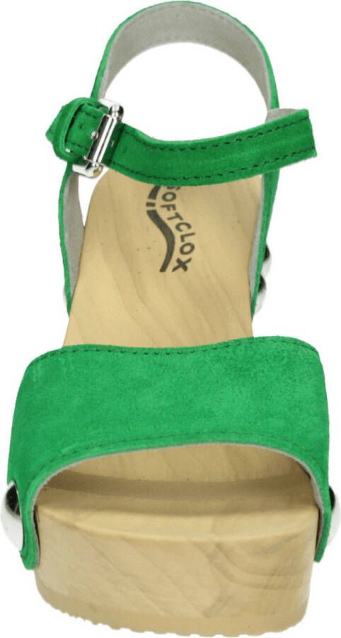 Softclox S3337 EILYN Volwassenen Sandalen met hak Groen