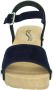 Softclox S3378~PENNY~~~~~~~~~~~~~~~~~~~ Sandalen met hakDames Sandalen Blauw - Thumbnail 4