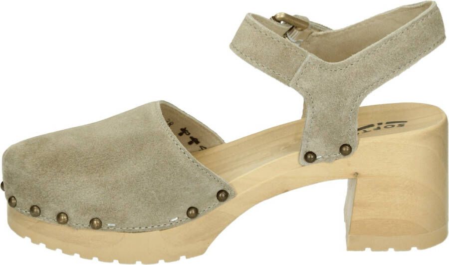 Softclox S3565 HOPE Volwassenen Sandalen met hak Wit beige