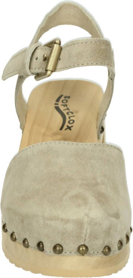 Softclox S3565 HOPE Volwassenen Sandalen met hak Wit beige