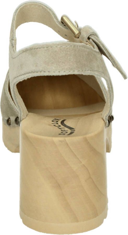 Softclox S3565 HOPE Volwassenen Sandalen met hak Wit beige
