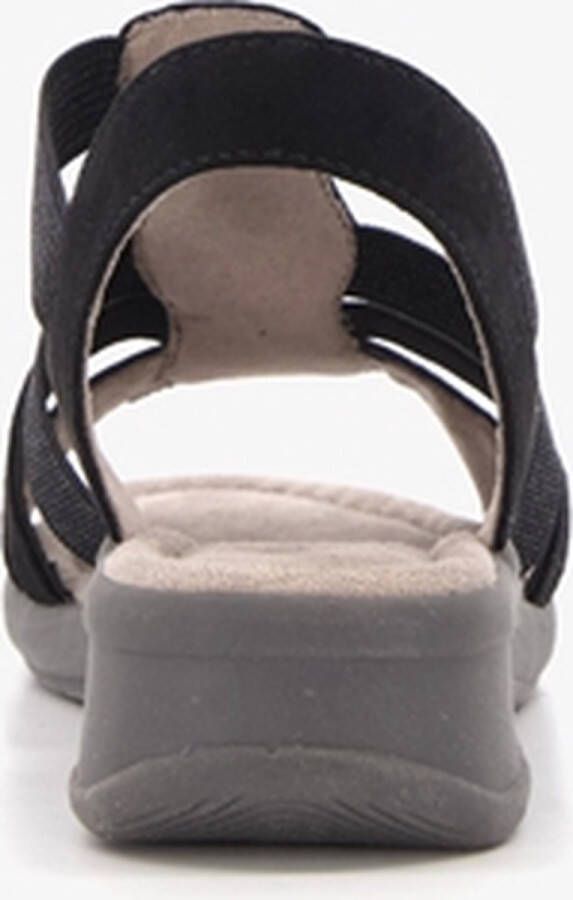 Softline dames sandalen met zilverkleurige knopen