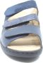 Solidus blauwe slipper 21154 met drie klittenbanden en uitneembaar voetbed - Thumbnail 3