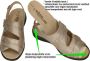Solidus Comfortabele Taupe Sandalen voor Vrouwen - Thumbnail 2