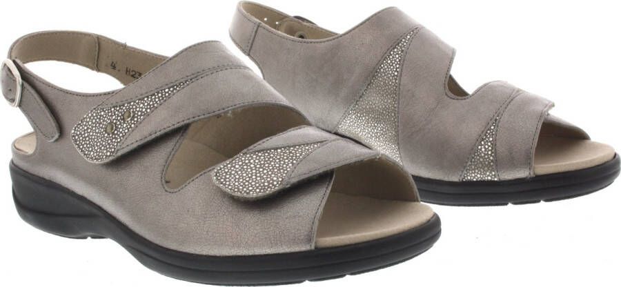Solidus Comfortabele Taupe Sandalen voor Vrouwen - Foto 4
