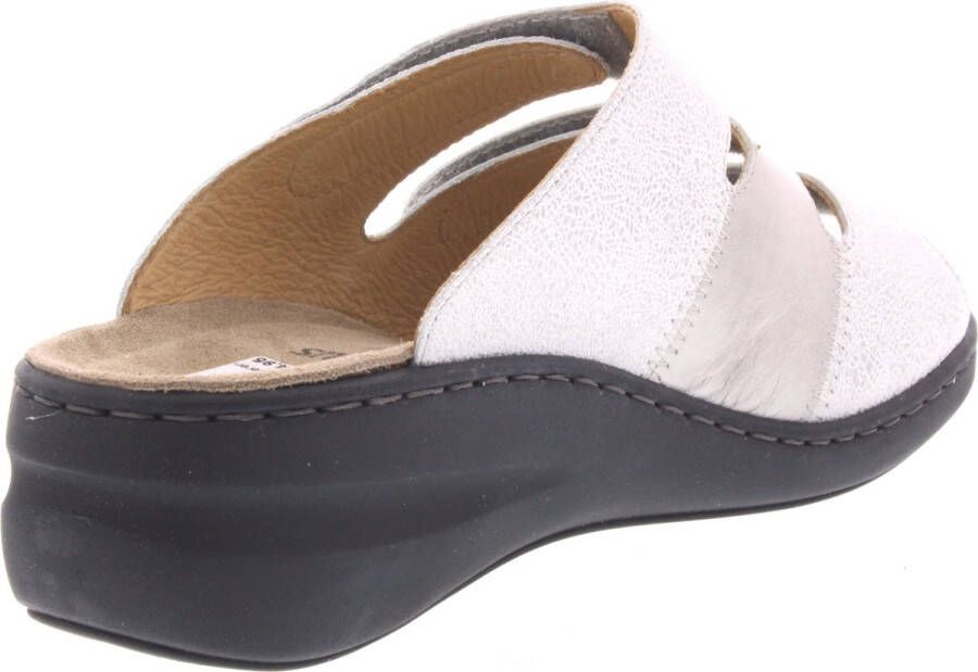 Solidus Dames Slippers Solid Serenity Spezial Off White Zilver