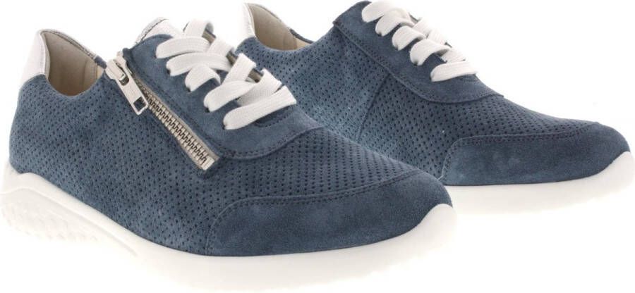 Solidus Dames Veterschoenen Hyle Jeans 52002-80385 Jeansblauw