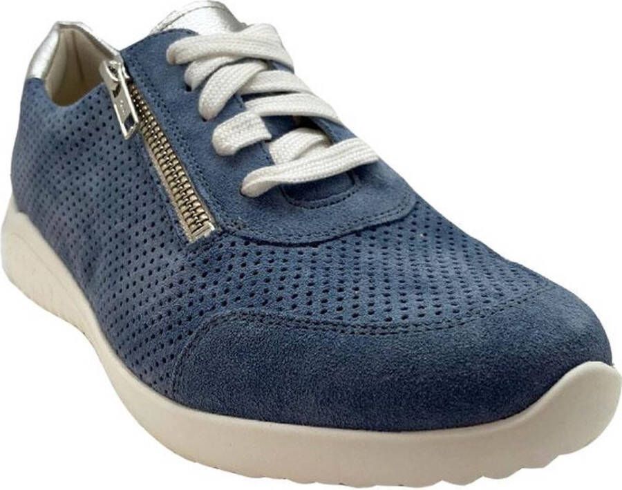 Solidus Dames Veterschoenen Hyle Jeans 52002-80385 Jeansblauw - Foto 9