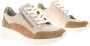 Solidus Solid 30546 Beige combi kleurige brede dames sneakers met rits - Thumbnail 5