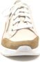Solidus Solid 30546 Beige combi kleurige brede dames sneakers met rits - Thumbnail 6