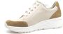 Solidus Solid 30546 Beige combi kleurige brede dames sneakers met rits - Thumbnail 9