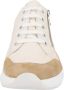 Solidus Solid 30546 Beige combi kleurige brede dames sneakers met rits - Thumbnail 10