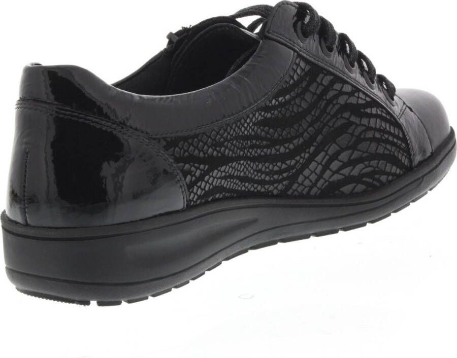 Solidus Dames Veterschoenen Solid Kate Zwart