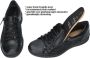 Solidus Dames Veterschoenen Solid -01001 Kate Zwart ½ - Thumbnail 7
