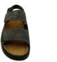 Solidus Solid 20420 Grijs kleurige heren sandalen met klittenband sluiting - Thumbnail 4
