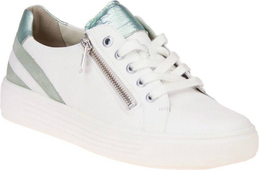 Solidus Hazel Wit-Munt Groene Sneaker