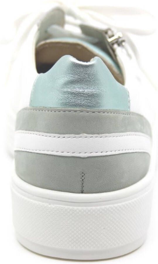 Solidus Hazel Wit-Munt Groene Sneaker