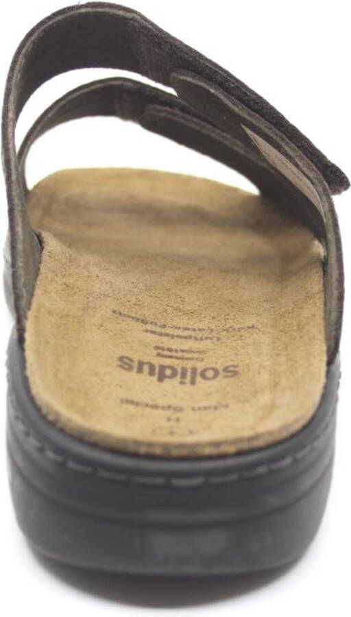 Solidus Heren Slippers & Muilen Solid Ranch Donkerbruin