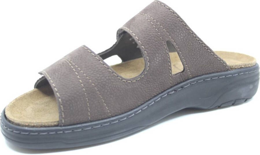 Solidus Heren Slippers & Muilen Solid Ranch Donkerbruin