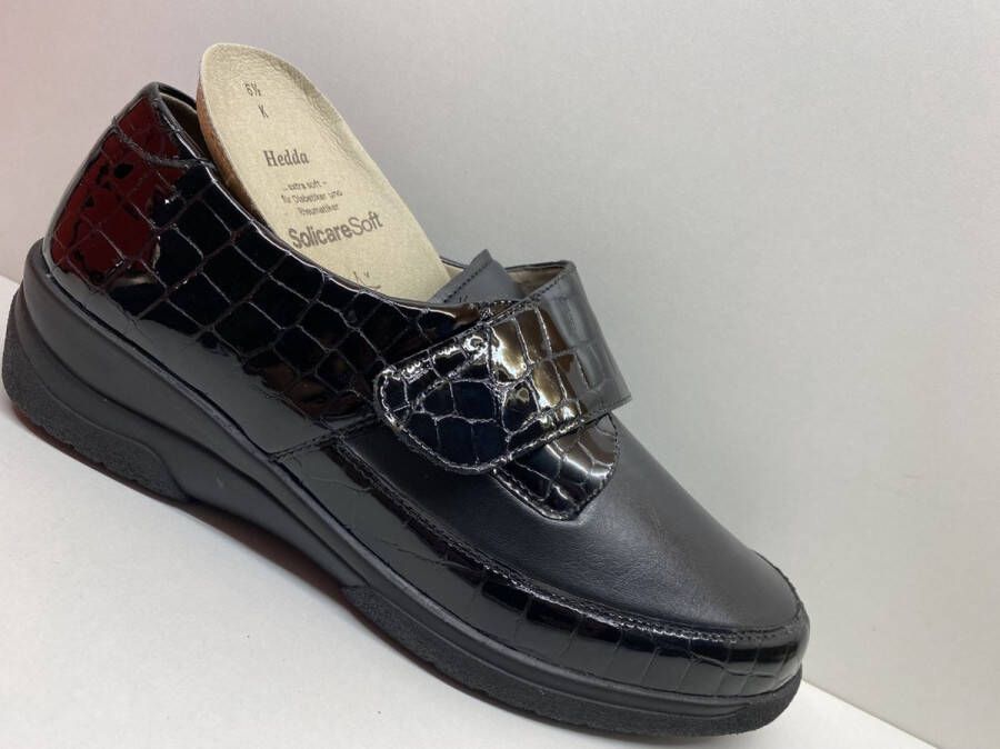 Solidus Soft SOLIDUS Schoenen dames Hedda 26530-00023 zwart krokolack (K) 2 3 en