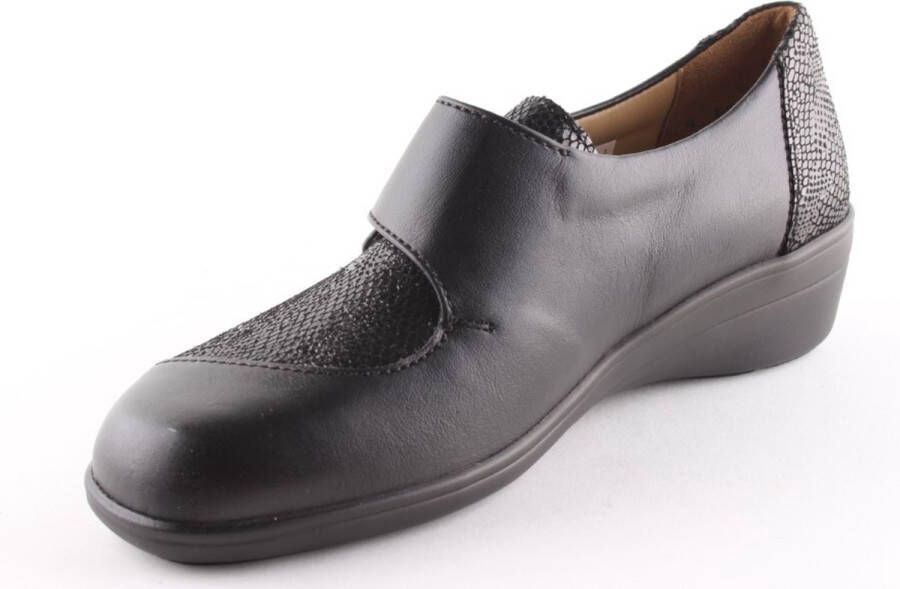Solidus Zwarte Klittenbandschoenen Hedda Wijdte F - Foto 4