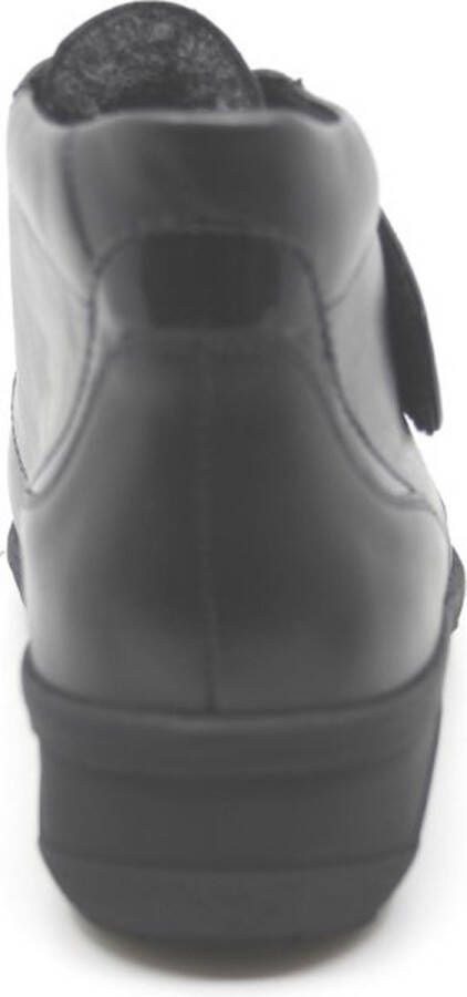 Solidus Solid 00701 Zwarte halfhoge klittenband boot wijdte K - Foto 3