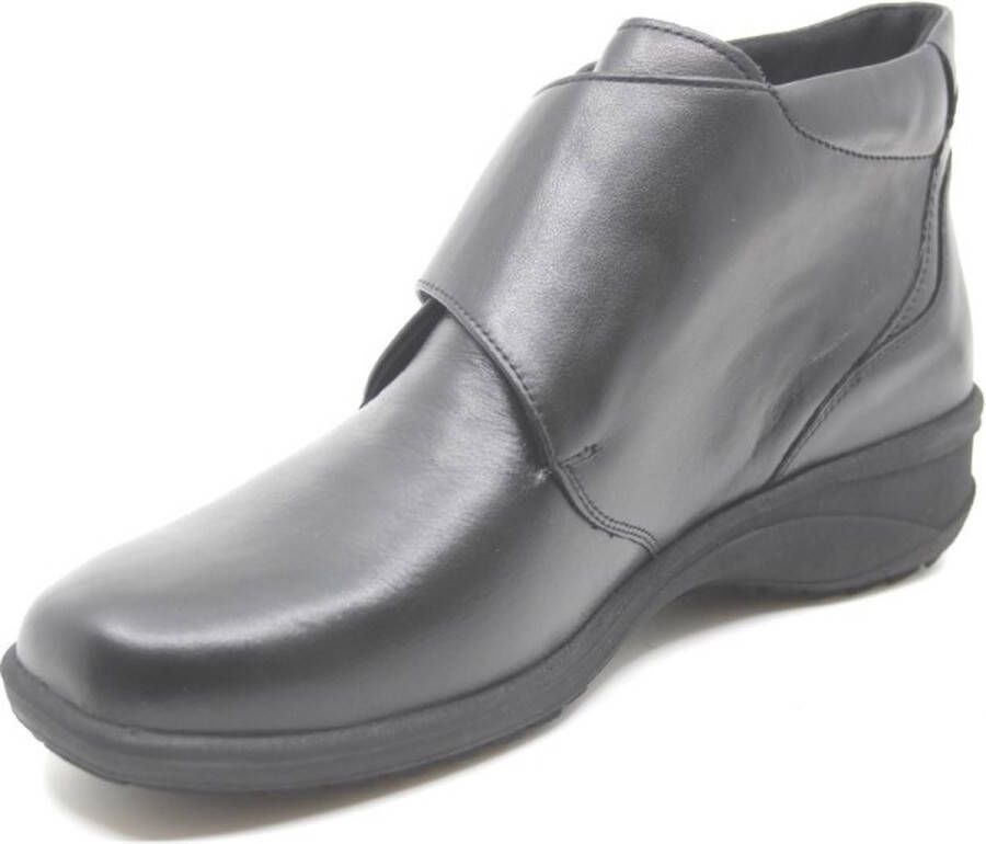 Solidus Solid 00701 Zwarte halfhoge klittenband boot wijdte K - Foto 5