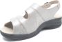 Solidus Solid 40448 Taupe kleurige extra brede dames sandalen - Thumbnail 5