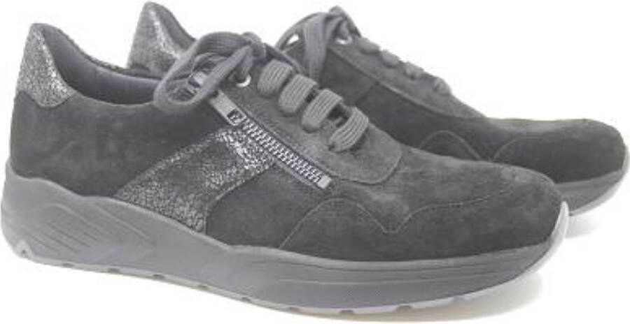 Solidus Solid 53008 01100 Zwarte sneakers wijdte F