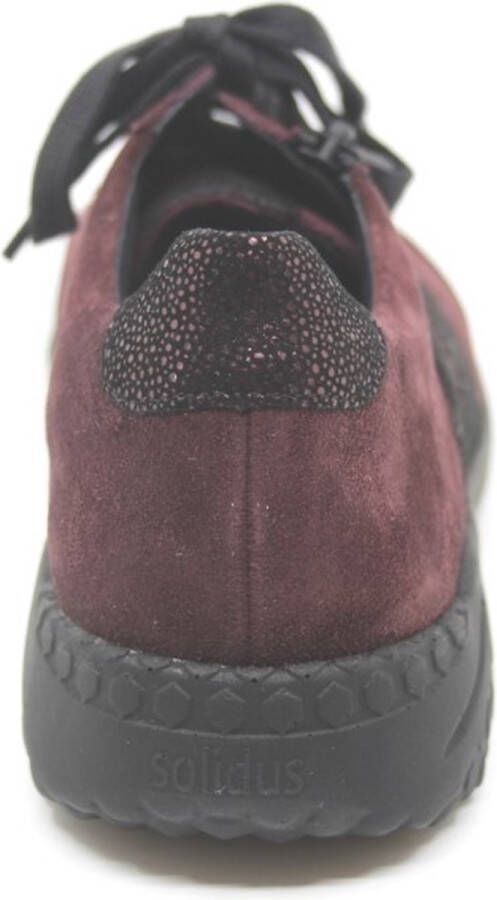Solidus Solid 70106 Bordeaux sneaker wijdte H