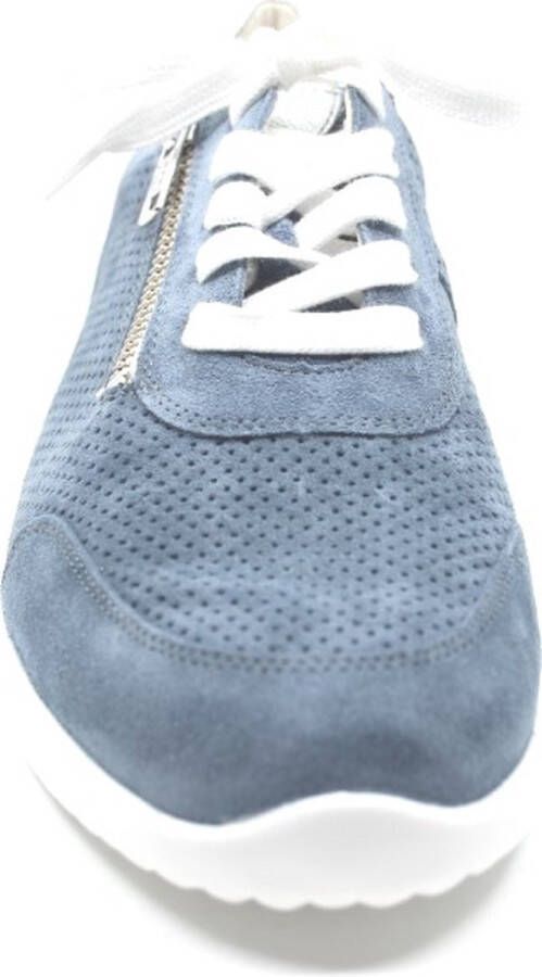 Solidus Solid 80385 Blauwe sneaker wijdte H