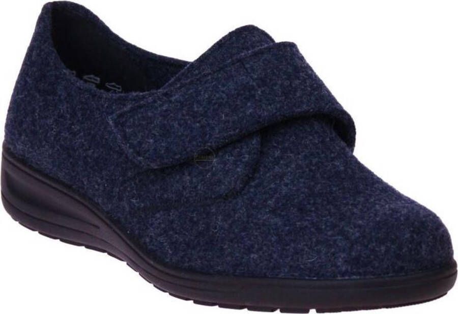 Solidus Solid Dames blauw donker pantoffels