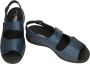 Solidus Solid Dames blauw donker sandalen - Thumbnail 2