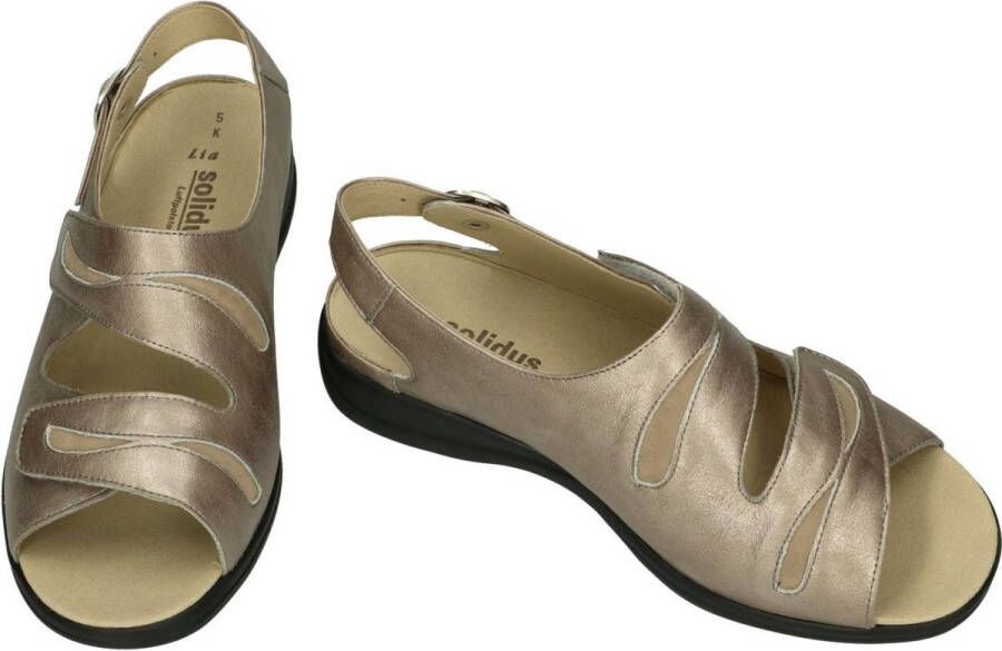 Solidus Solid Dames brons sandalen