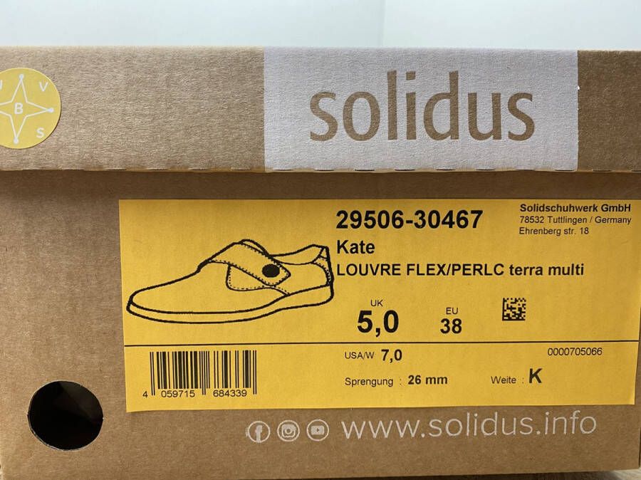 Solidus Solid Dames bruin donker lage gesloten schoenen - Foto 12