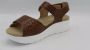 Solidus 46017 30276 sandaal G bruin cognac vlecht leder - Thumbnail 2