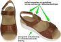 Solidus 46017 30276 sandaal G bruin cognac vlecht leder - Thumbnail 5