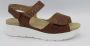 Solidus 46017 30276 sandaal G bruin cognac vlecht leder - Thumbnail 6