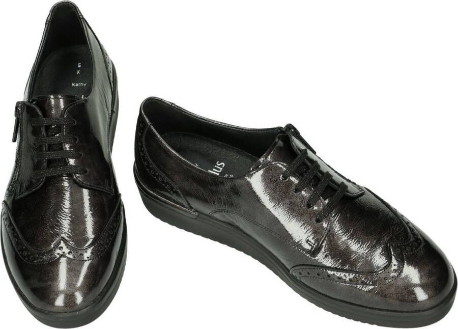 Solidus Solid Dames grijs donker lage gesloten schoenen