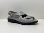 Solid 73500 20715 Lichtgrijs Dames sandaal met stretch - Thumbnail 10
