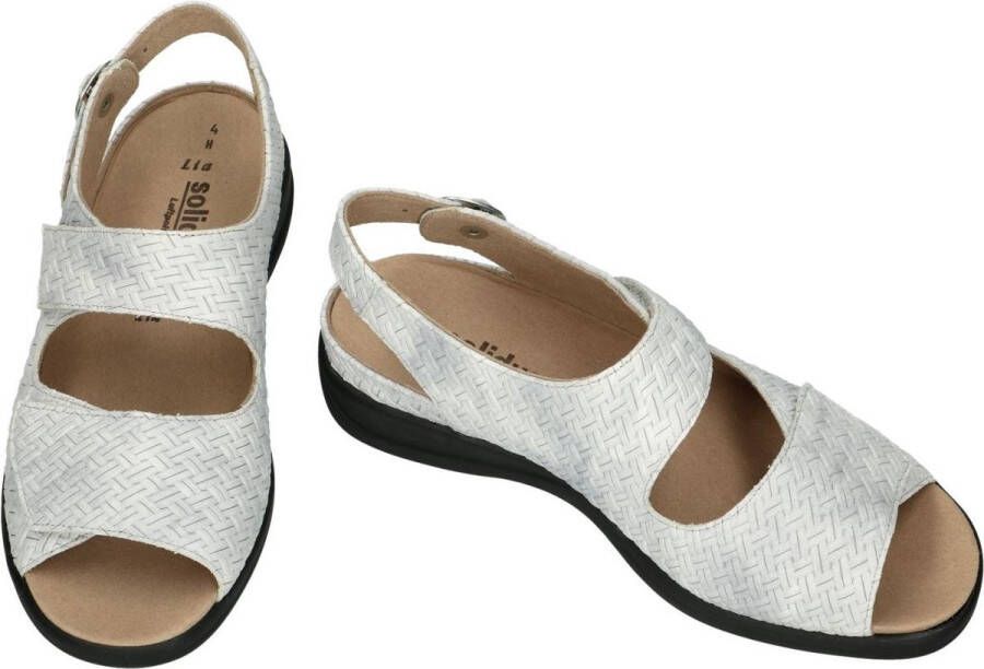Solidus Solid Dames grijs sandalen