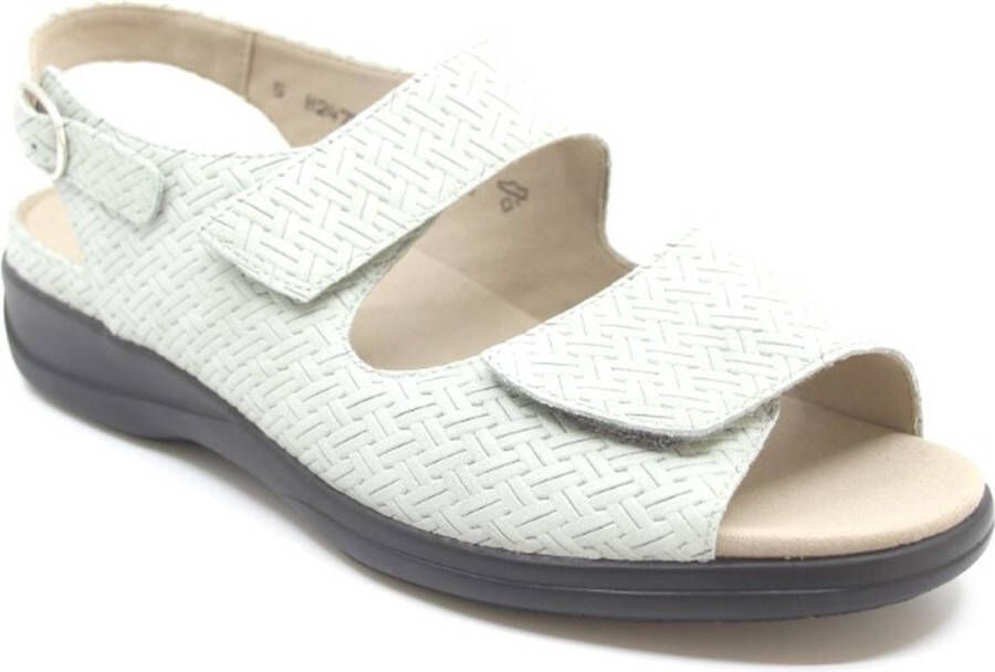Solidus Solid Dames groen olijf sandalen