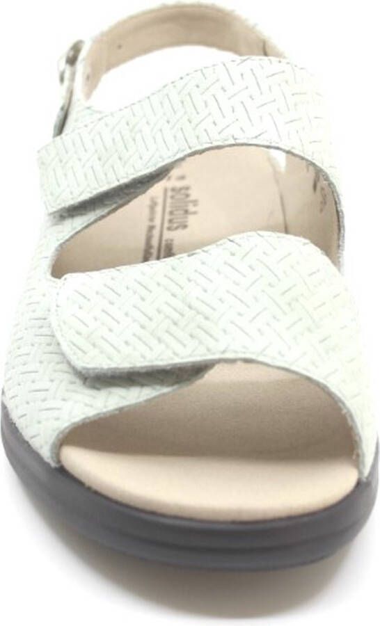 Solidus Solid Dames groen olijf sandalen