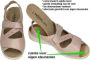 Solidus Solid Dames nude oud-roze sandalen - Thumbnail 2