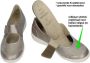 Solidus Dames Instappers & Ballerina's Kate Marmo 29506-40169 Taupe Metallic - Thumbnail 11