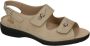 Solidus Solid Dames taupe sandalen - Thumbnail 2