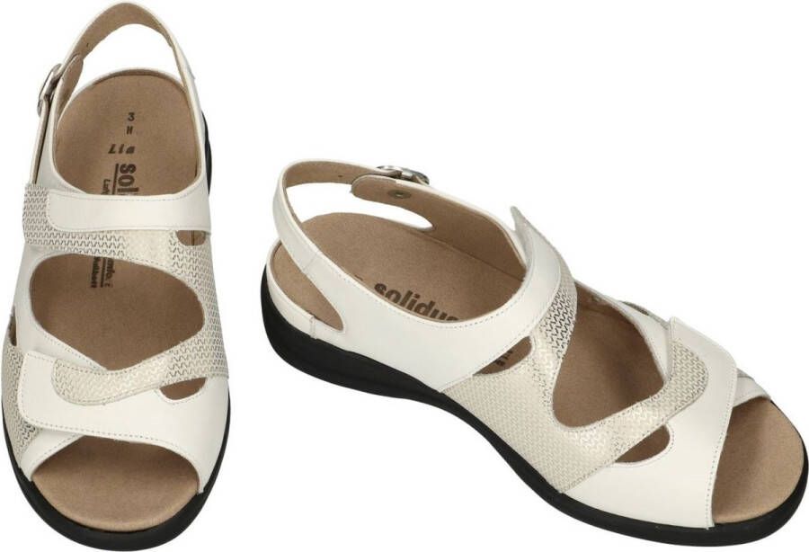 Solidus Solid Dames wit sandalen