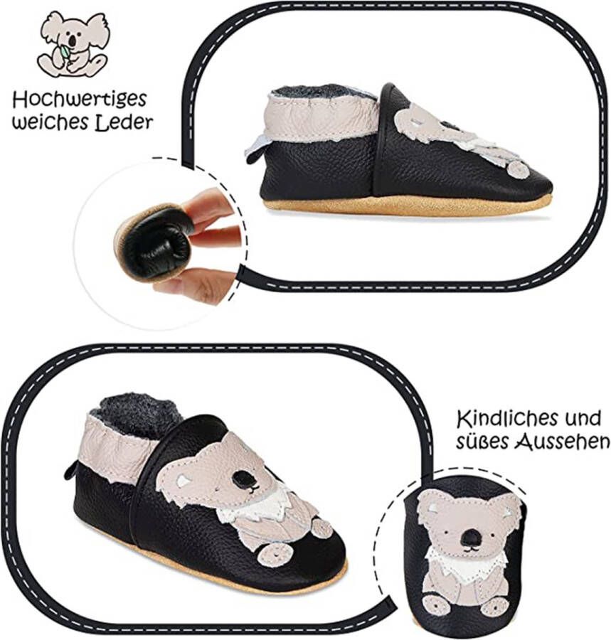 SOMIC Babyschoenen Leer Baby Schoenen Zachte Zool Babyschoentjes Flexibele Zool Antislip Eerste Loopschoentjes -Zachte Leren maat M Koalaworld.kgm - Foto 7