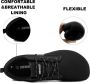 SOMIC Fitness Schoen Lichtgewicht Sportschoenen Athletics Sportschool Sneakers– Bodybuilding Platte Zool Veel Grip Veel Stabiliteit Grijs - Thumbnail 2